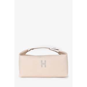 Hermès Beige Canvas Bride-A-Brac Small Case